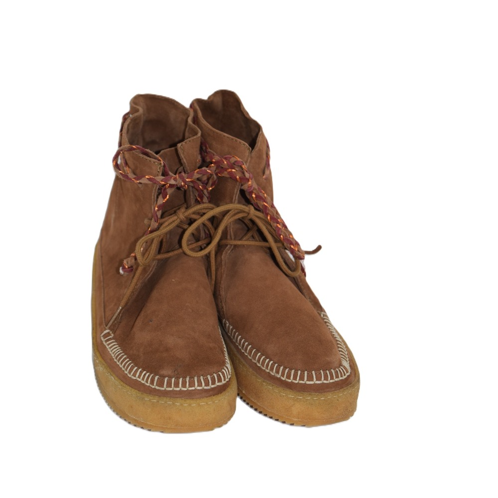 Laidback London‎ Argo Ultra Soft Suede Ankle Boots Women Brown Size 9.5